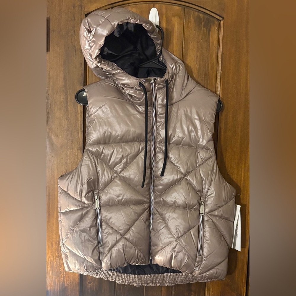 Calvin Klein hooded puffer vest